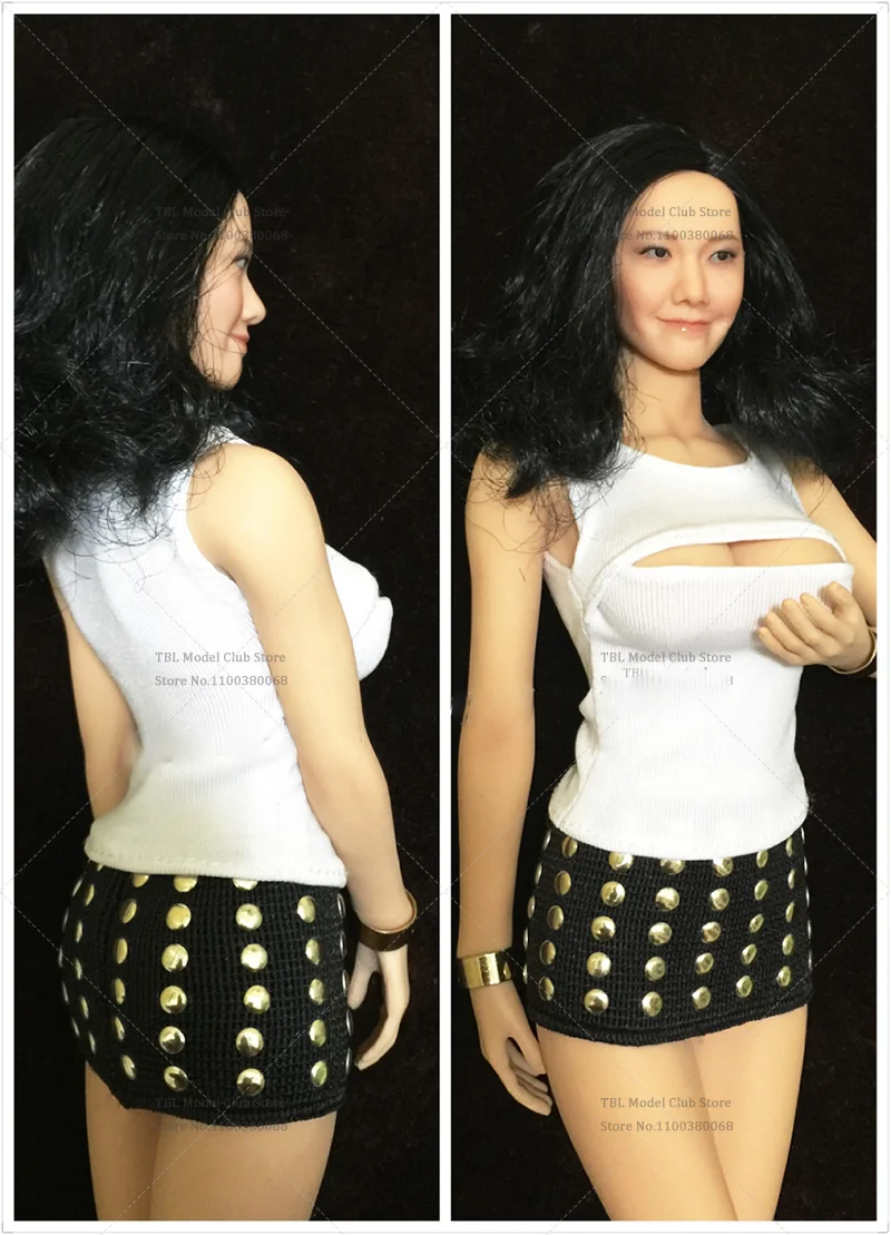 /6 مقياس الملابس النسائية مرونة نصف تنورة صغيرة OL الوظيفي النساء ل 12 بوصة PHICEM JO UERYCOOL UD HT LD عمل الشكل الجندي