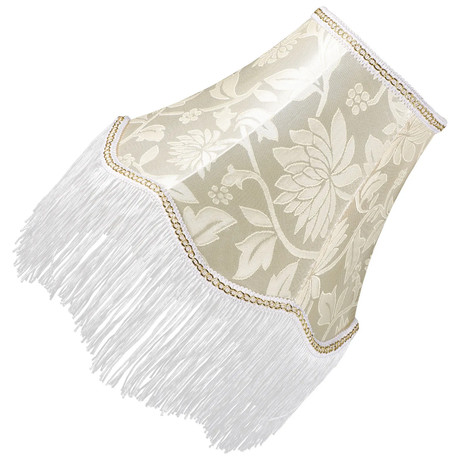 

Cloth Art Lampshade Elegant Victorian Fringe Lamp Cover for Bedroom Living Room Study Table Lamp European Room Decor