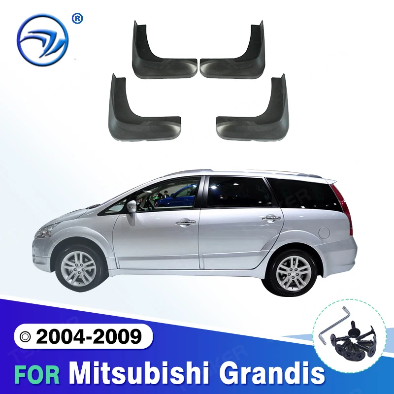 

For Mitsubishi Grandis 2004-2009 2005 2006 2007 2008 Fender Mudflaps Splash Guards Mudguards Mud Flaps car Accessories