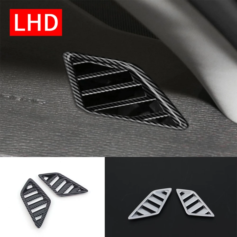 

For Mitsubishi Outlander 2022 2023 ABS Car Air Conditions Outlet Front Dashboard Cover Small AC Vent Sticker Accessories