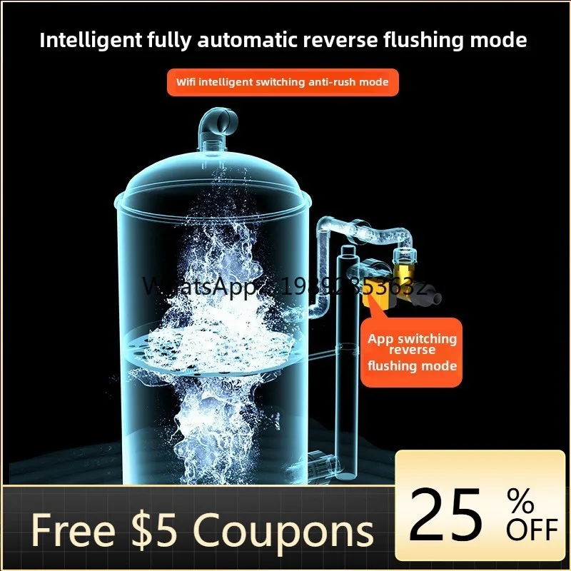 fish pond filter automatic intelligent backwash filter fish water circulation system water purification equipment filter box