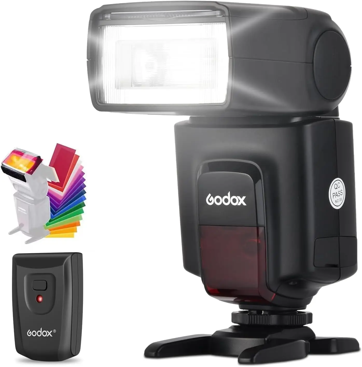 

Универсальная накамерная вспышка Speedlite с беспроводным триггером, GN33, совместима с камерами Canon и Nikon DSLR.