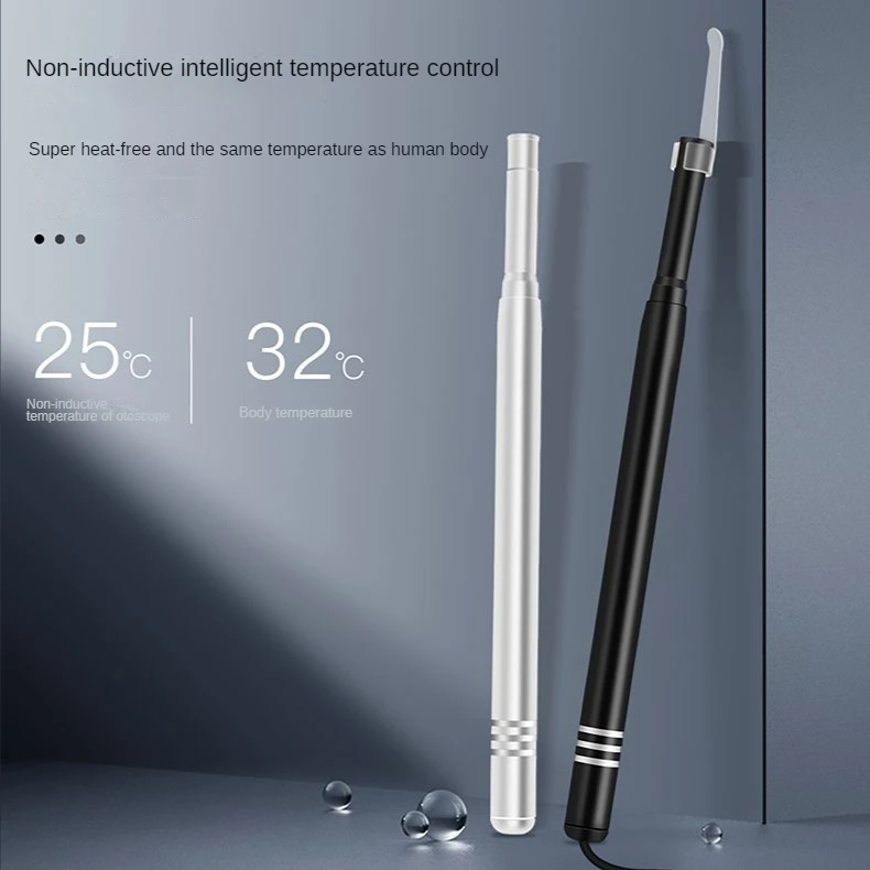 VITCOCO HD 3-In-1 Endoskopi Ponsel USB 5.5Mm Lensa Visual Sendok Telinga