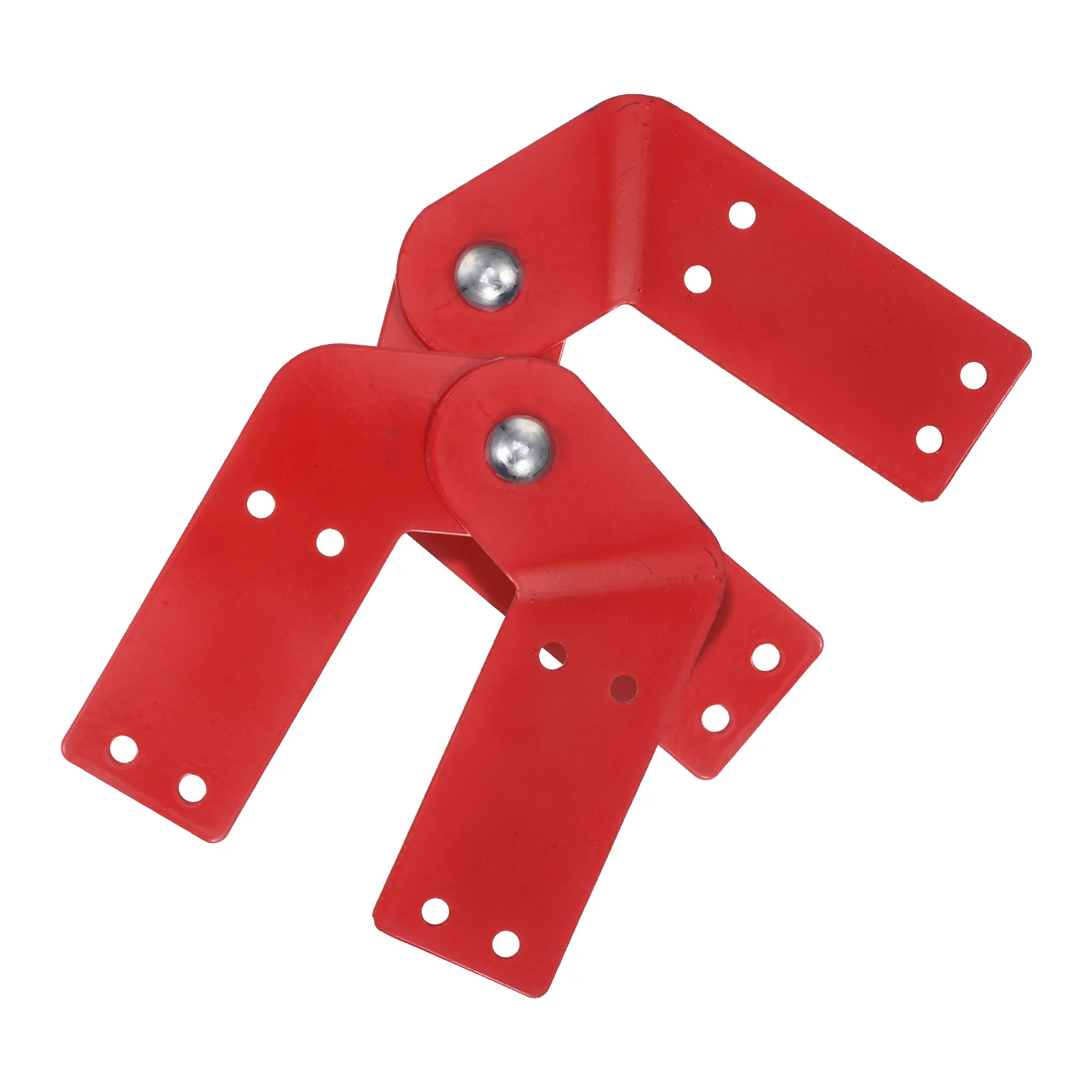2 Pcs Ladder Universal Accessories Hinges Replacement Attic Ladders for Home Galvanized Steel Work Camping