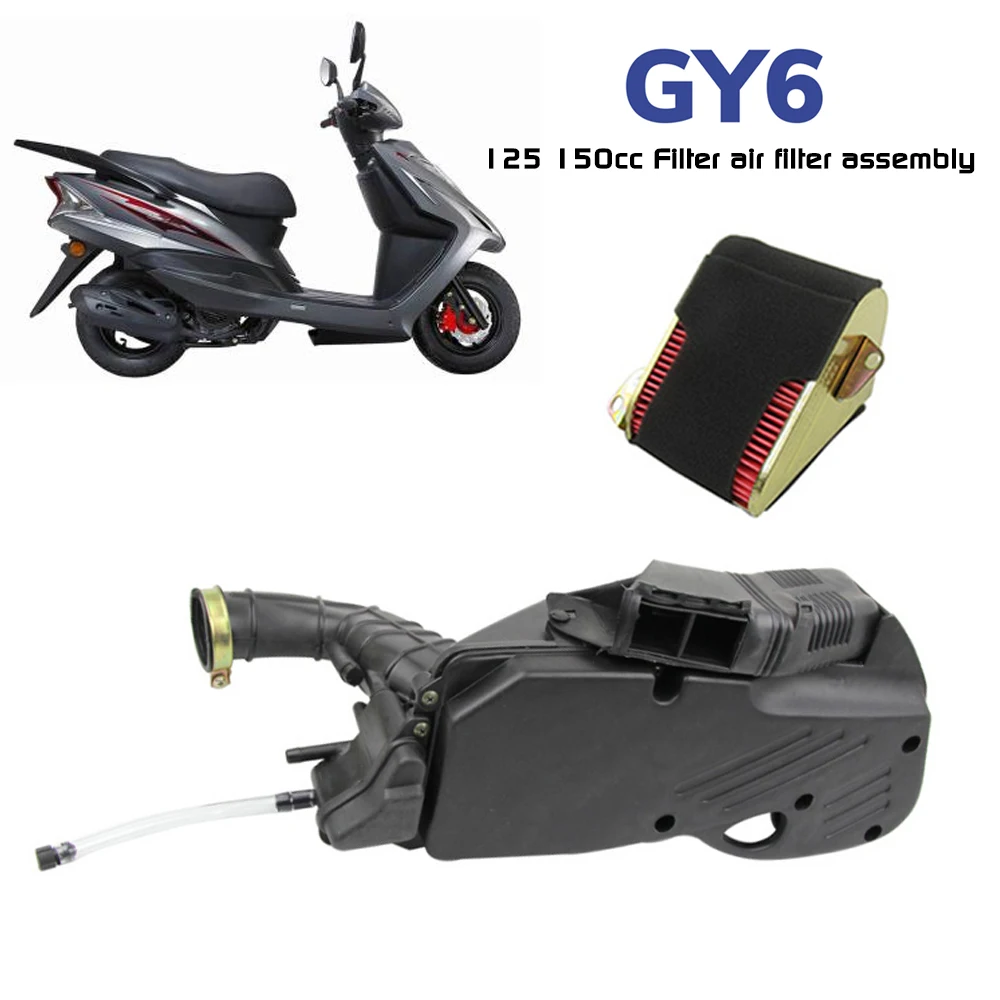 Motorcycle Scooter Air Filter Heroic GY6 125 150 GY6125 GY6150 Filter Air Filter Assembly