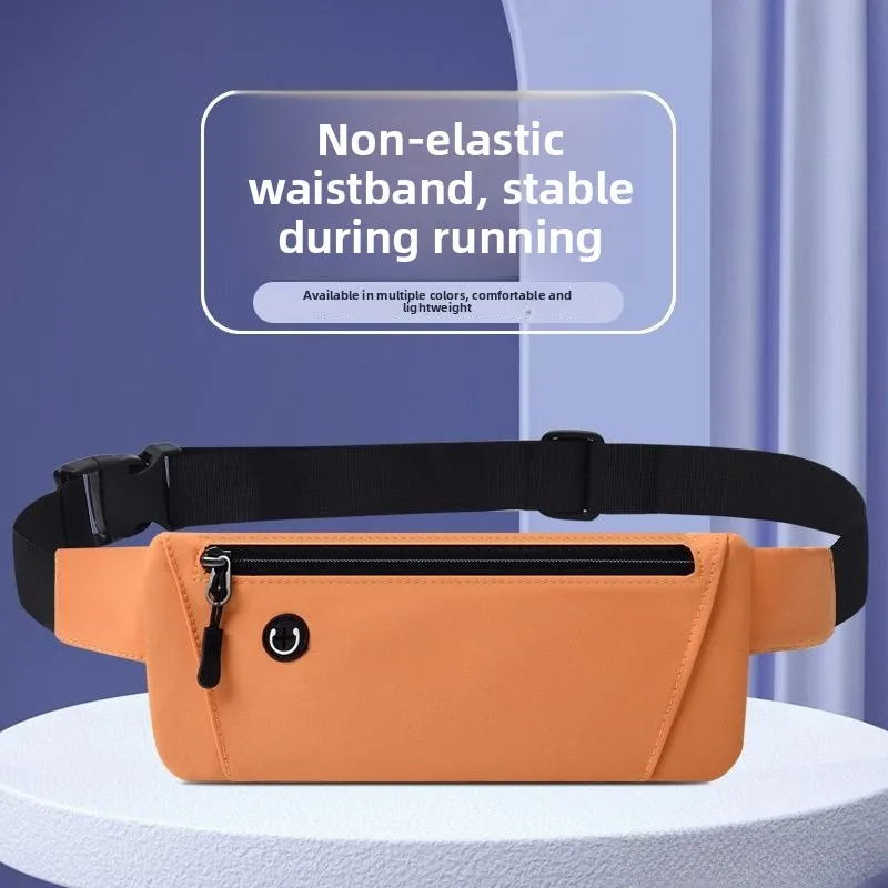 

Спортивная поясная сумка для бега на открытом воздухе, унисекс, водонепроницаемая, для хранения мобильного телефона, для фитнеса и велоспорта, невидимая поясная сумка для мужчин
