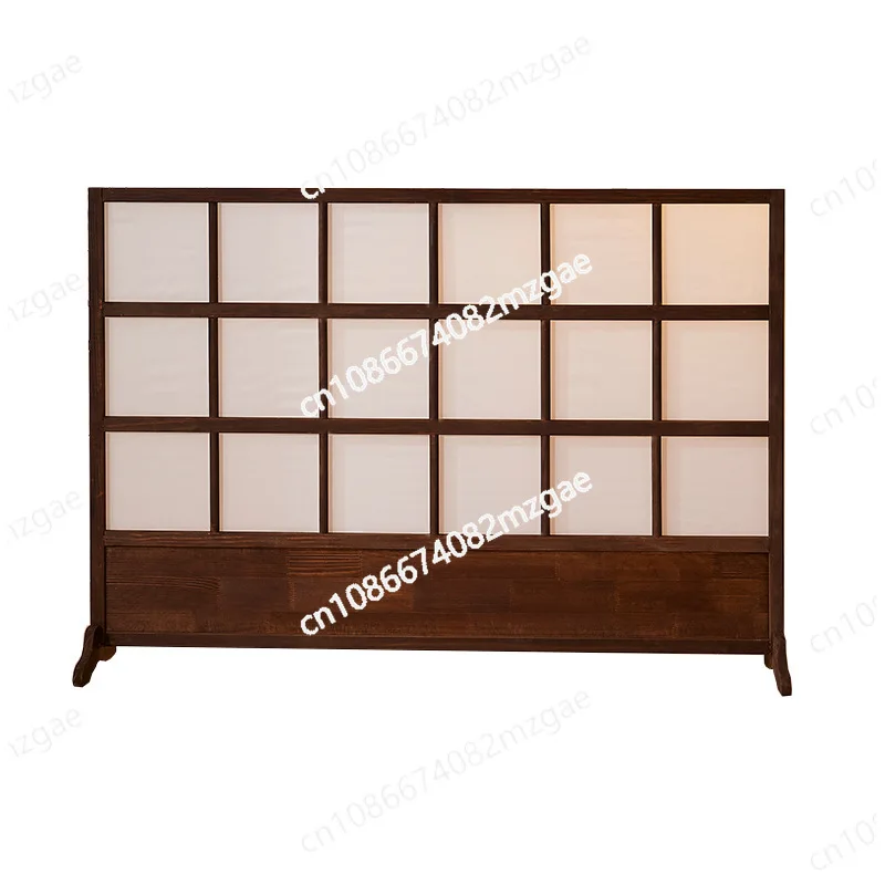 

New Chinese Screen Office Partition Screen Living Room Entrance Removable Live Room Background Board Medieval Screen