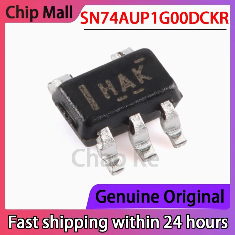 

10 шт. SN74AUP1G00DCKR, корпус SC-70-5, 0,8–3,6 В, энергоэффективный NAND-блок