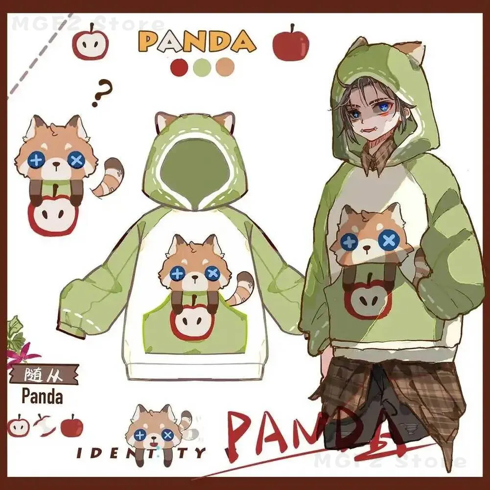 

Women Game Men Student Autumn Casual Hooded Sweat shirt Identity Ⅴ Naib Subedar Mercenary Cute Cartoon Soybean Loose Hoodie To