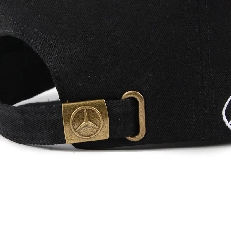 Car Emblem Snapback Baseball Cap Adjustable Unisex Summer Casual Hat Sunscreen Hat For Mercedes Benz AMG B/C/E/S Class A GLC GLK