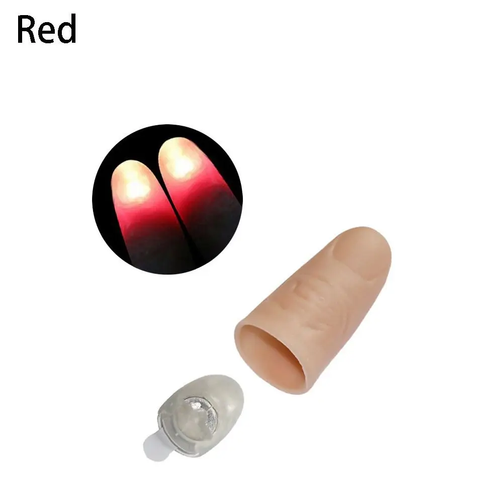 1 Pc Luminous LED Glow  Finger Light Induction Light Flashing Fingers Light Up Thumbs
