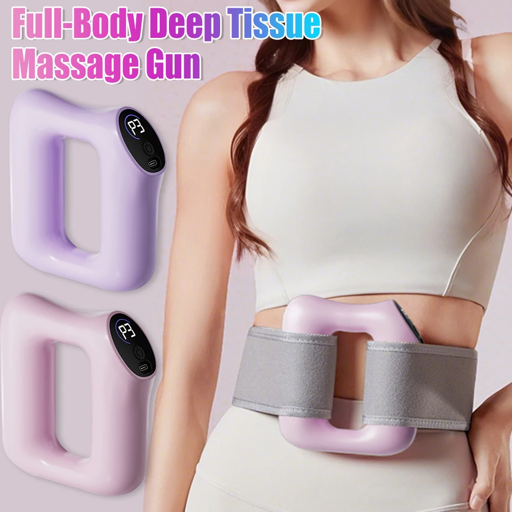 

Full-Body Fascia Ring Vibration Fitness Massager Fat Burning Shaping Fat Slinger W/ 5 Modes Deep Tissue Massage For Home Gym Use