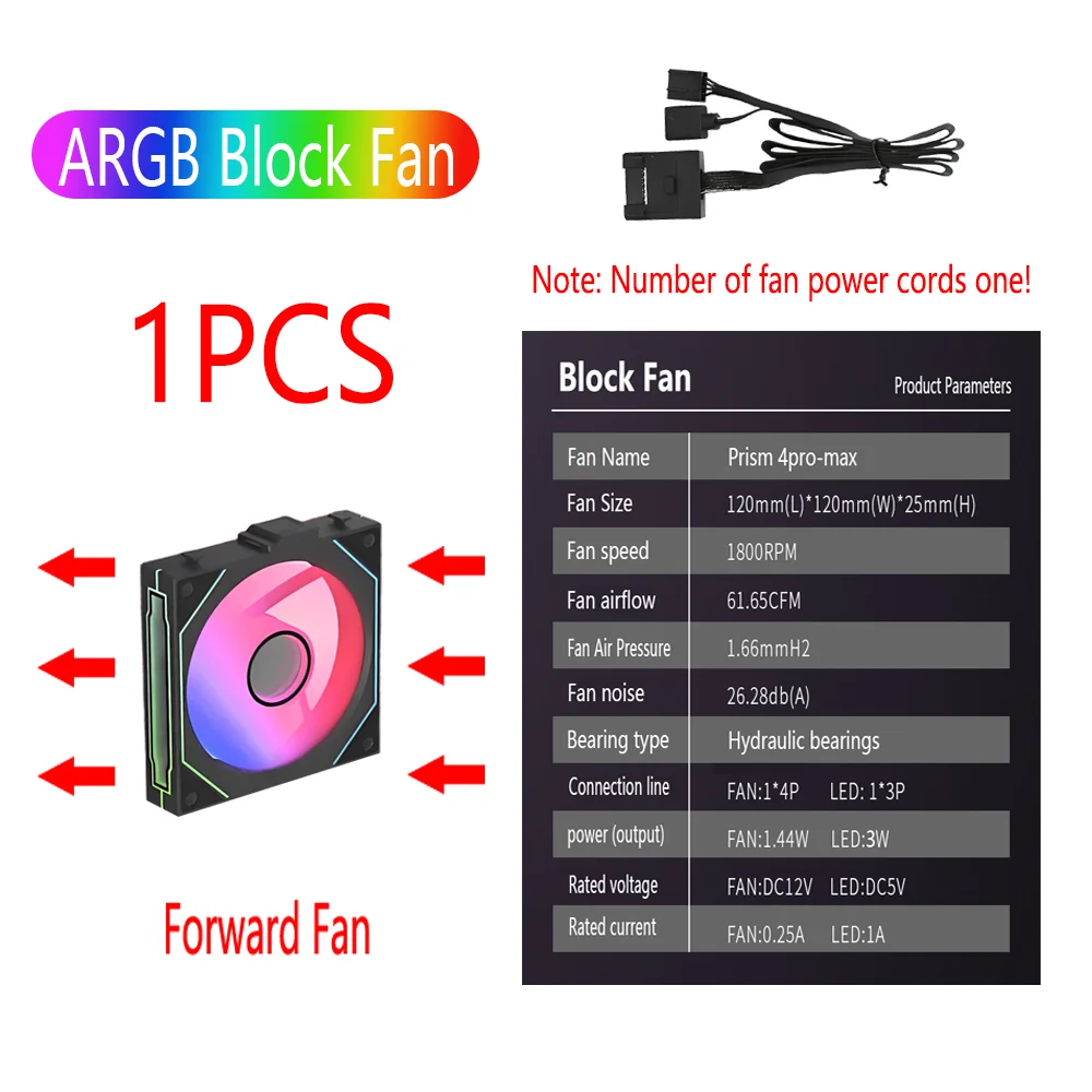 Variant: Black Forward 1PCS