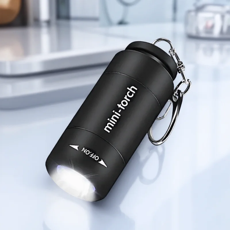 

USB перезаряжаемый брелок-фонарик, водонепроницаемый мини-светодиодный брелок-светильник для экстренной помощи