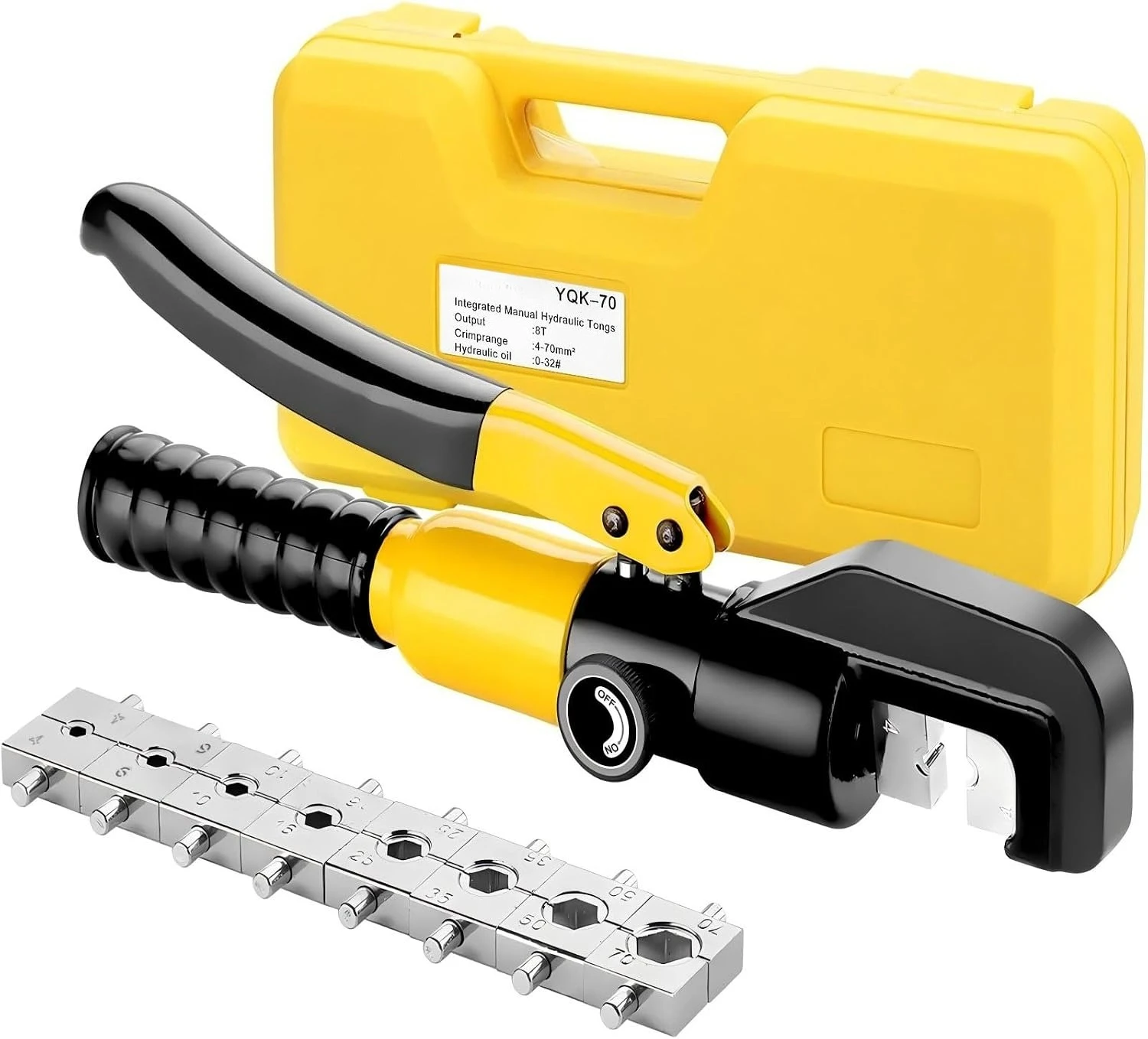 8T Pressure YQK-70 Hydraulic Crimping Pliers 4-70mm² DIY Cable Terminal Crimping Pliers Home Hydraulic Tools Hydraulic Pliers