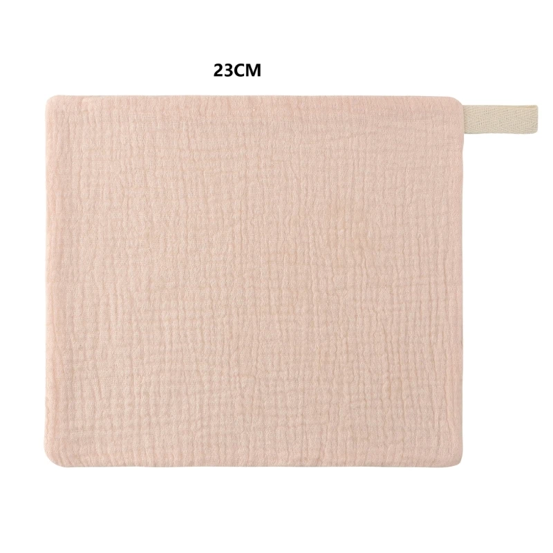 5PCS Baby Facecloth Set Cotton Drooling Bibs Square Burp Cloth for Infants Baby Sweat Wipe Cloth High Absorbent Kerchief image 6