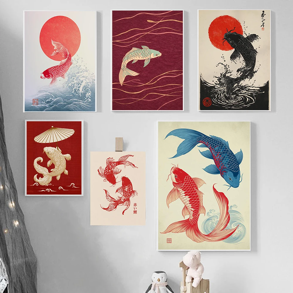 Pósteres de arte lineal japoné - Japanese Zen Lifestyle reseña y precio