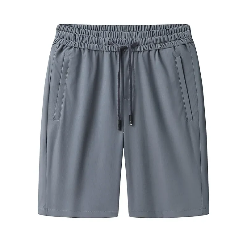 

Летние простые модные мужские спортивные быстросохнущие брюки «Джокер» из ледяного шелка со всеми сторонами, пять брюк