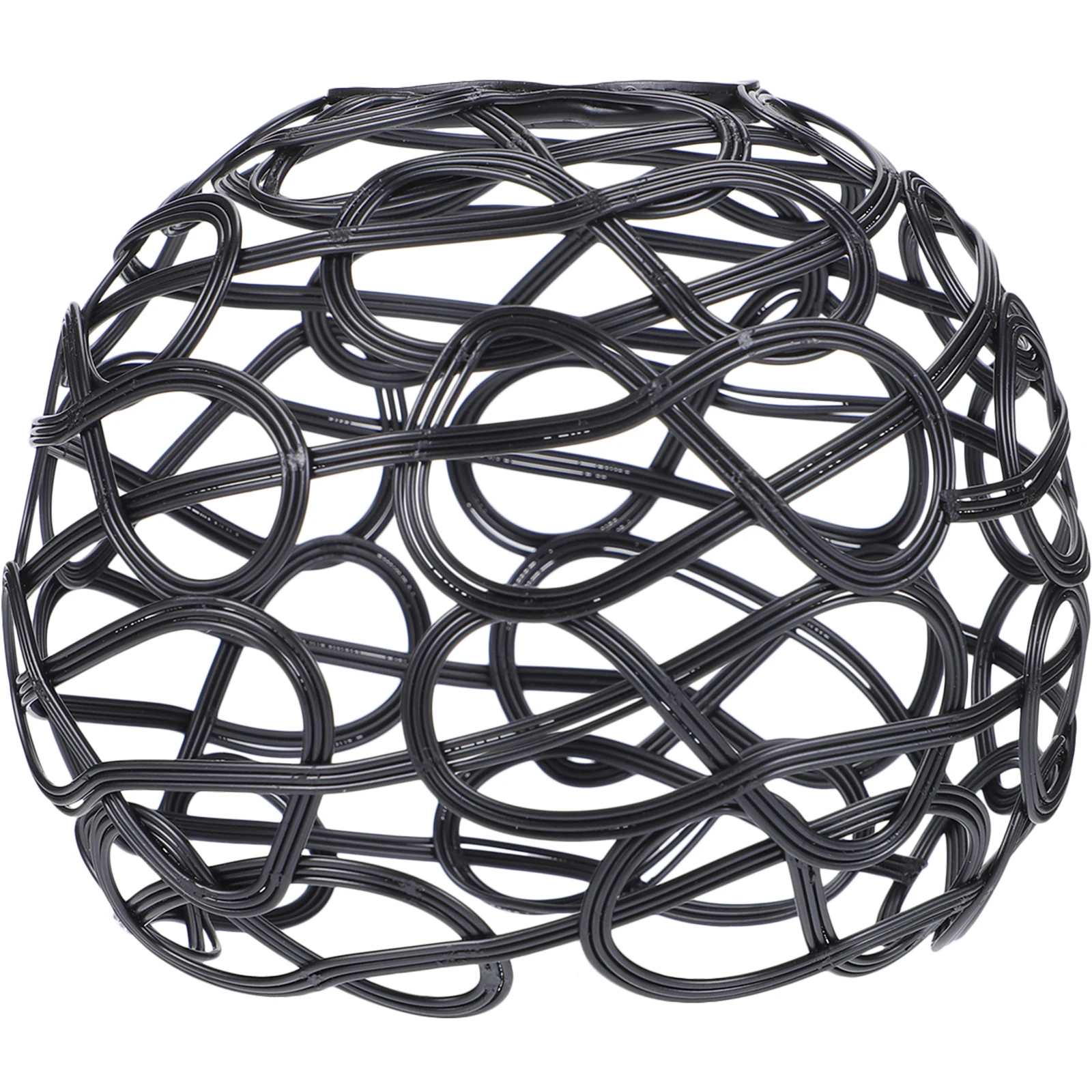 

Retro Metal Lamp Shade Wire Frame Black Decorative Hanging Vintage Cage Light Shades for Pendant Lamps Table Lampshade