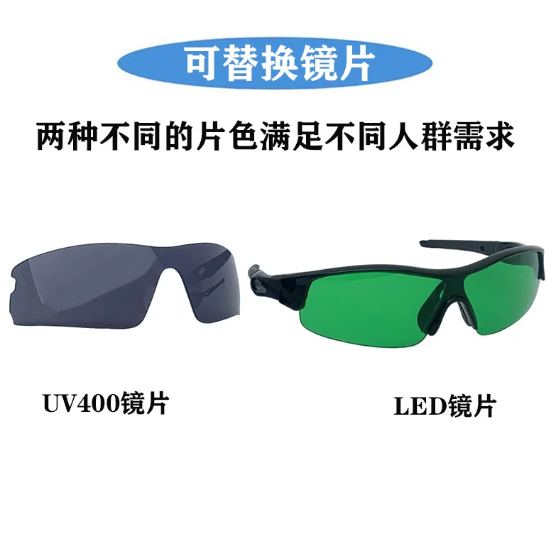 Color Correction Safety Glasses Tent Anti-UV IR Anti-Glare Goggles Led Plant Growth Light Glasses