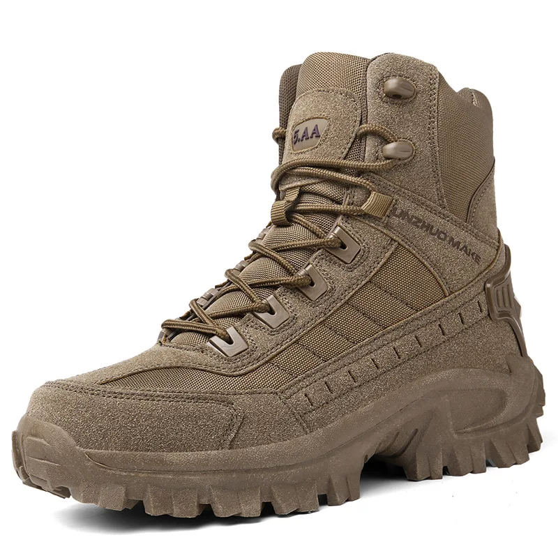 Mens Ankle Boot Men's Desert Combat Boots Tactical Boot Male Hiking Shoes Work Safety Shoes Motocycle Boots - view 5