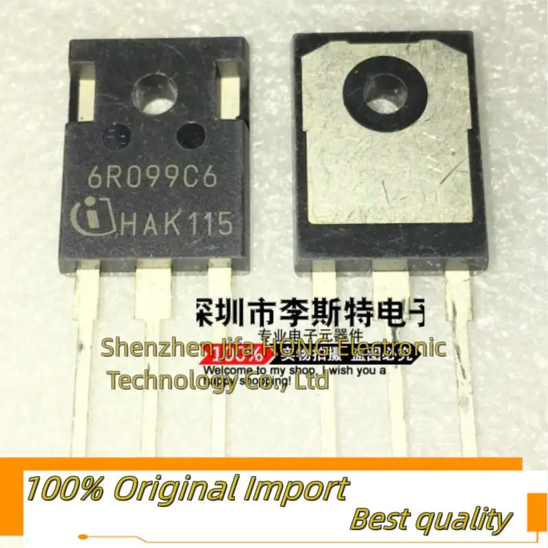 

10PCS/Lot 6R099C6 IPW60R099C6 TO-247 38A 600V Imported Original Best Quality