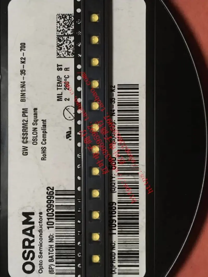10pcs/ GW CSSRM 2.PM 5W High Power 3030 Ball Head 4000K White LED Bead 320LM Imported
