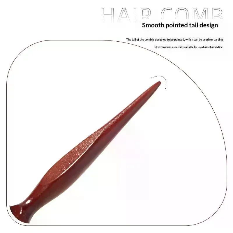Wooden Handle Hair Comb Hairs Fluffy Three Rows Boar Bristle Combs Hairdressing Back Teasing Brushes Hairdressing Styling Tools