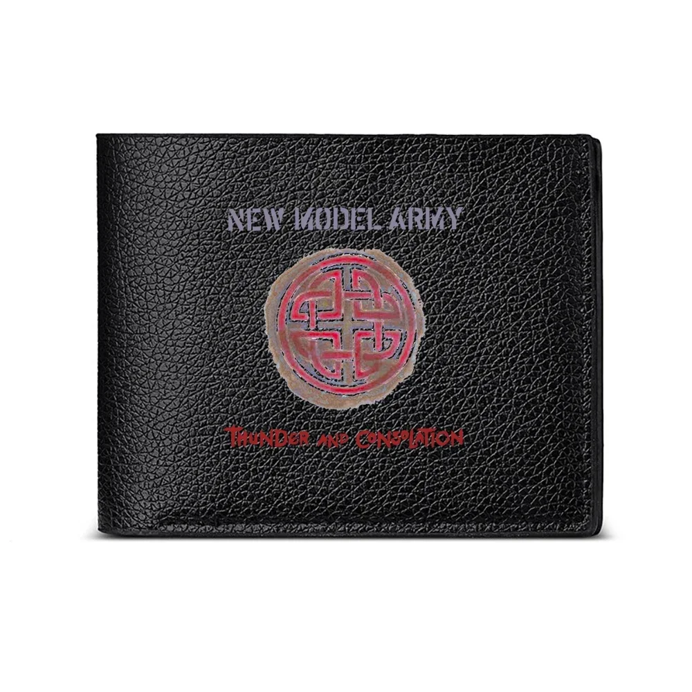 New Model Army Thunder And Consolation Printed Men's Wallet Card Holder Casual Business Fashion Design
