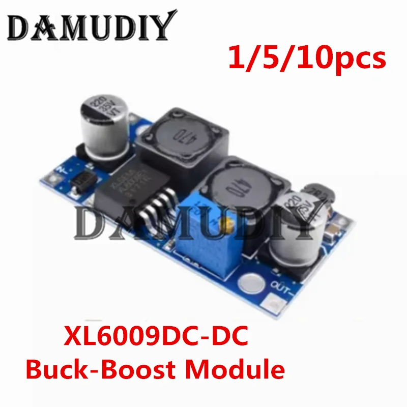 10 uds/5 uds XL6009 Boost Buck DC-DC convertidor reductor ajustable módulo XL6009 voltaje Solar