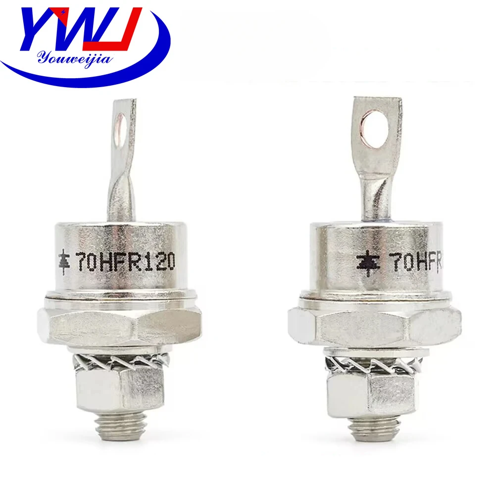 A Pair Power Generator Rectifier Diode Kit Transistor Diode Rectifier Tester Battery Charging 70HF120 70HFR120 70A 50A 40A 25A