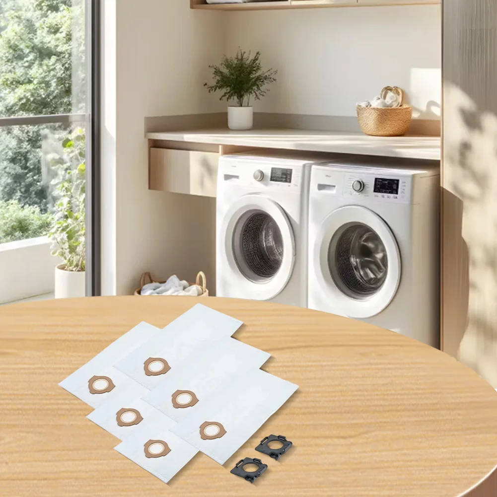 

Fleece Vacuum Cleaner Dust Bags 6 Pack for 49-90-2016 For M12 Model 1.6 Gallon Wet Dry Vacuum Cleaner with Holder Set