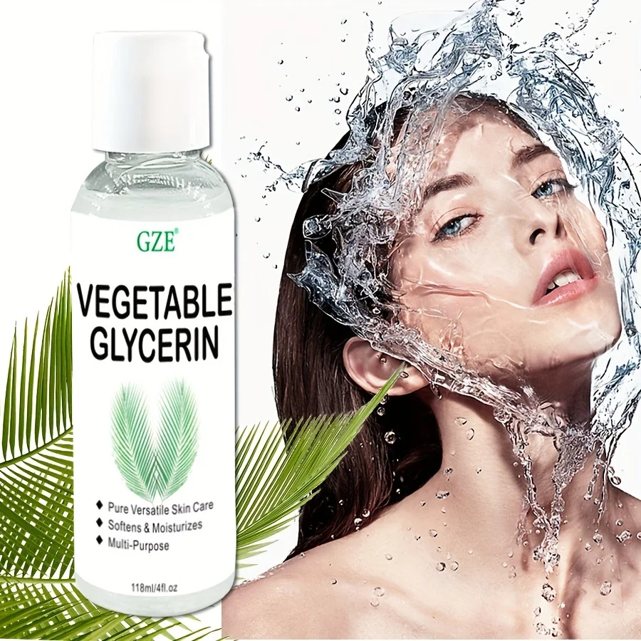 GZE-glicerina vegetal 100% pura, cuidado de la piel versátil, suavizante e hidratante, multiusos y versátil