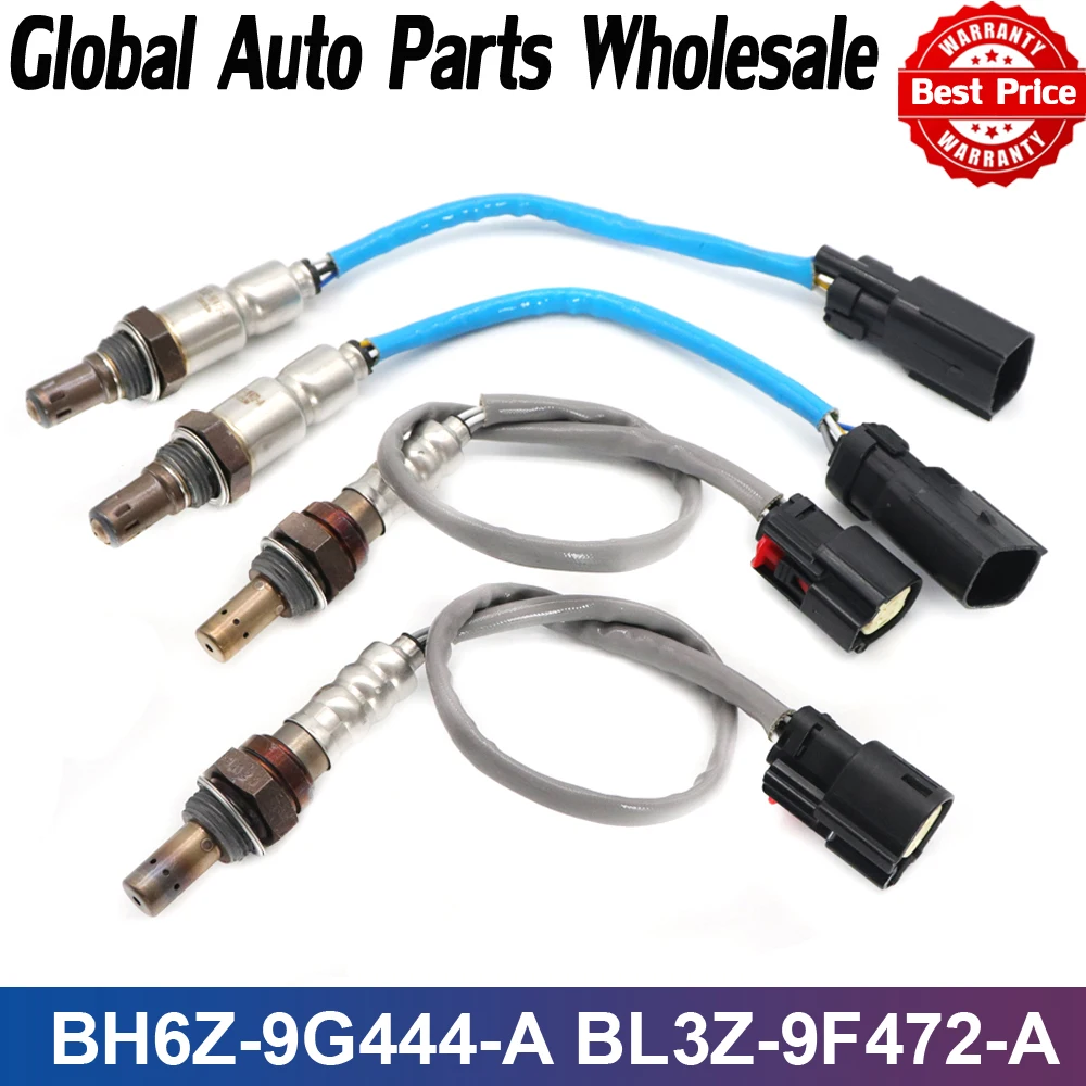 

4x Up+Down Car O2 Oxygen Sensor for Ford Explorer Edge Flex Lincoln MKS Mercury 3.7L BH6Z-9G444-A BL3Z-9F472-A