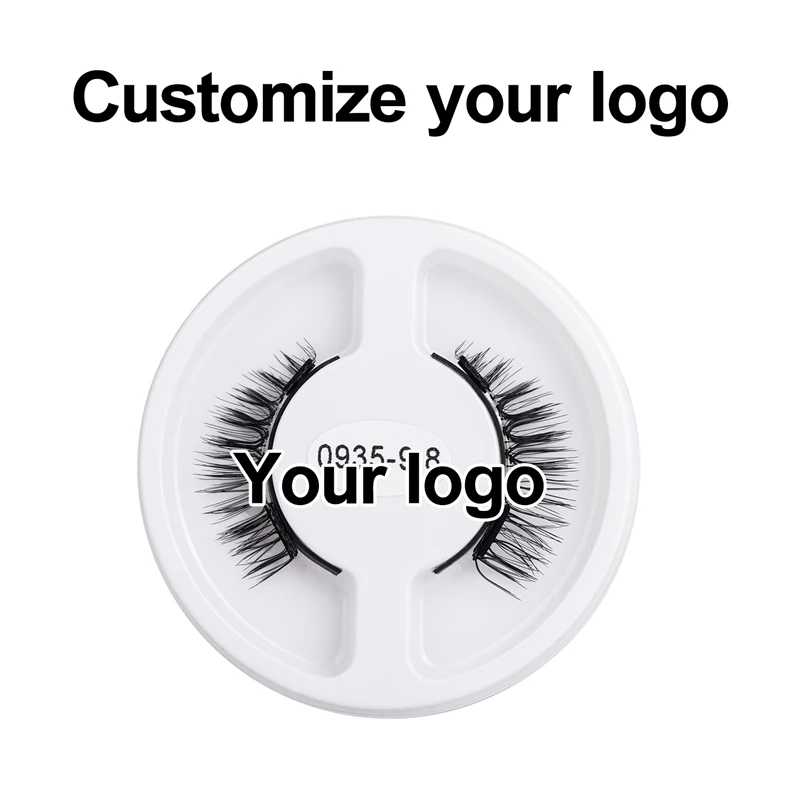 Soft and slender natual 2 magnet Point look long-lasting Portable strong eyelash extention with V-clip set