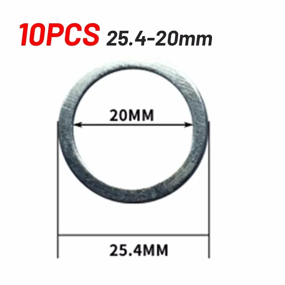 Imagem -03 - Lâmina de Serra Circular Reduzindo Anéis Conversão Anel Disco Corte Buraco Interno Adaptador 16 20 25.4 30 mm Ferramentas para Trabalhar Madeira Arruela 10pc