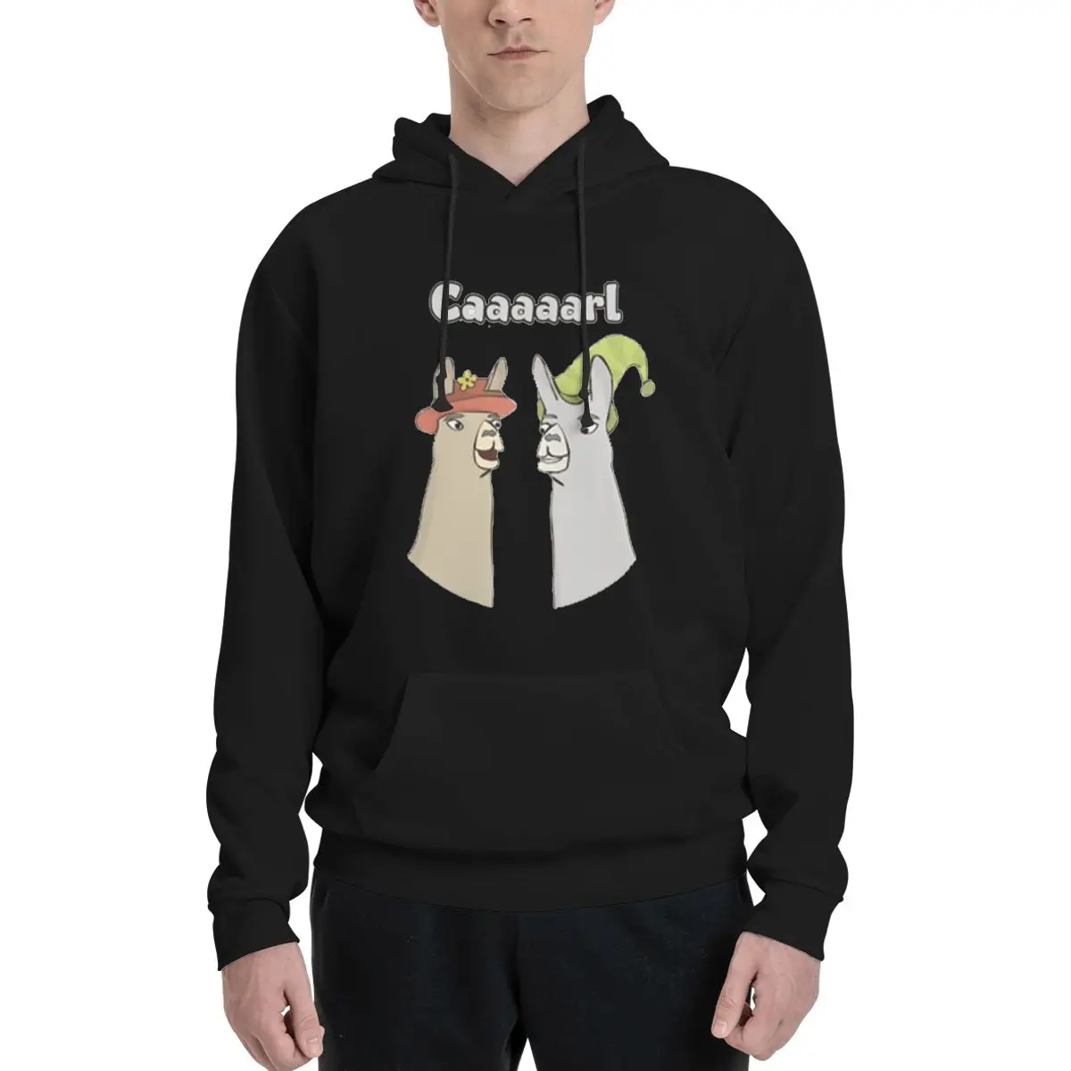 Llamas With Hats - Caaaarl Hoodies Men Women Casual Pullover Sweatshirts Fashion Long Sleeve Hooded Autumn Winter