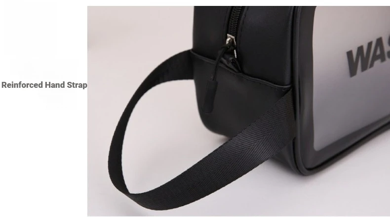 Tragbare transparente Kosmetiktasche für Reisen, große Kapazität, Damen-Schönheits-Make-up-Organizer-Etui – Detail 5