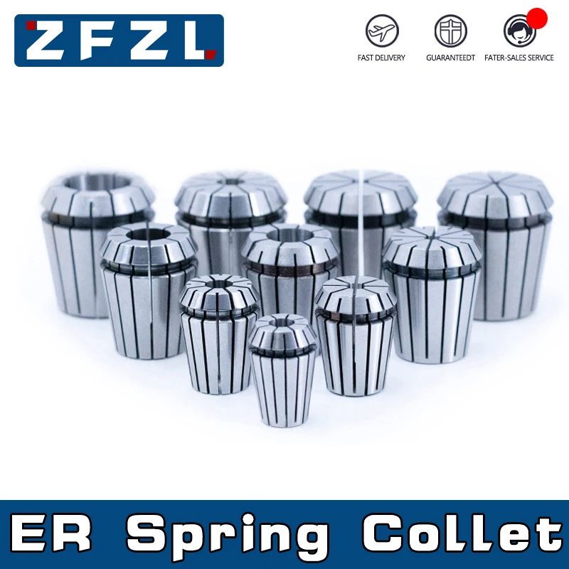 1PC ER11 ER16 ER20 ER25 ER32 Spring Collet Chuck 1-20mm High Precision for CNC milling tool holder Engraving spindle motor