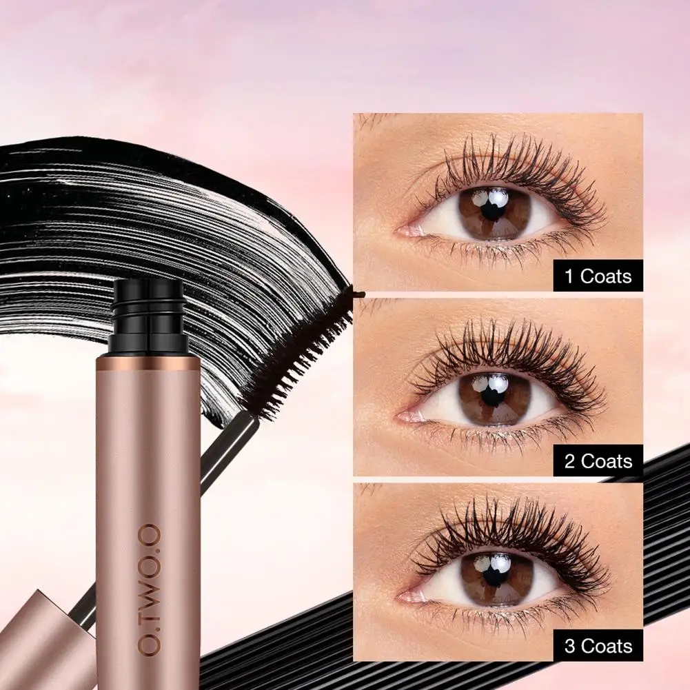 Mascara Lengthening Silk Fiber Lashes Extra Volumizing Waterproof No Natural Mascara Professional Makeup Cosmetics