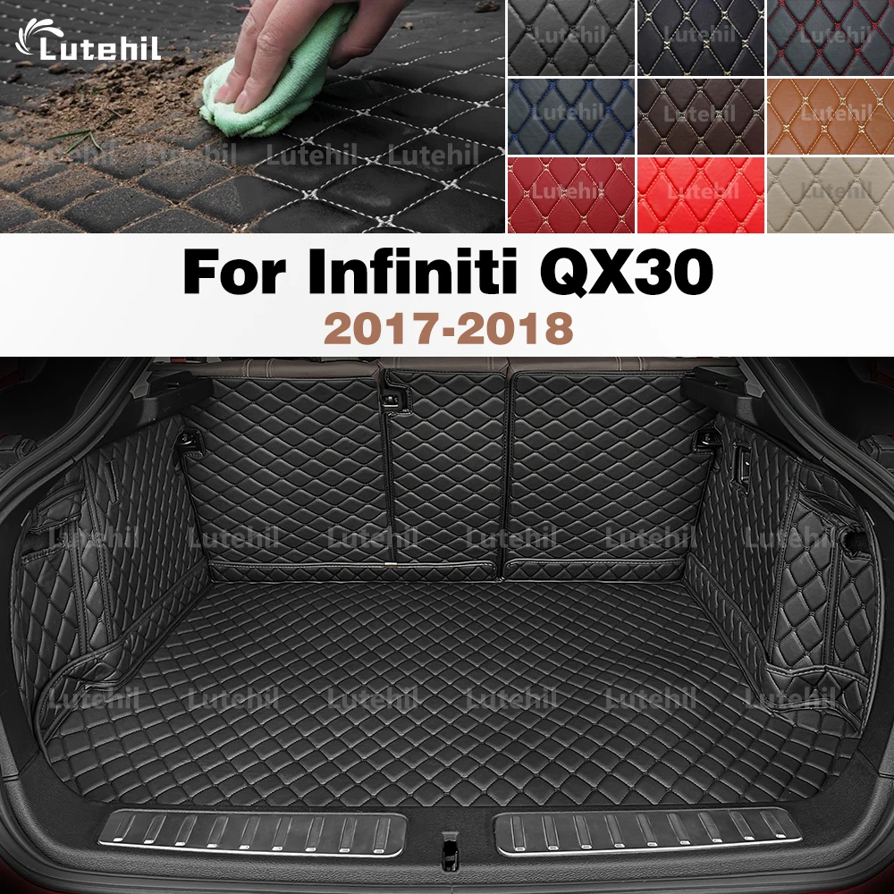 

For Infiniti QX30 2017 2018 Auto Full Coverage Trunk Mat Car Protective Pad Cargo Liner Interior Accessories