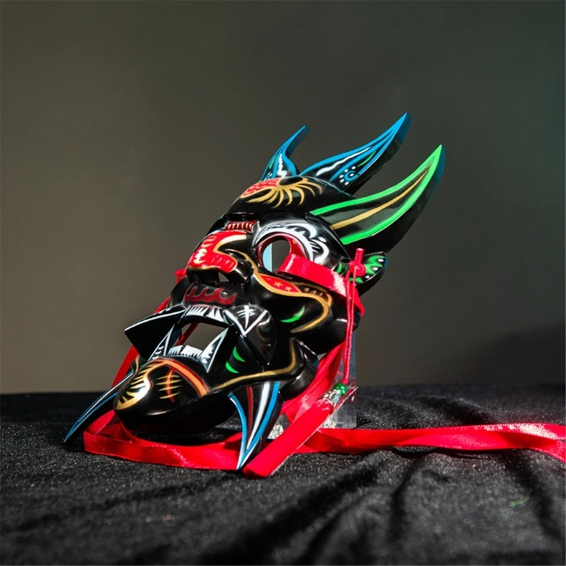 伝統的なハンドペイントされたヌオオペラマスクパーティーコスプレコスチュームアクセサリーパフォーマンスステージマスカレードマスク女性女性のためのマスク