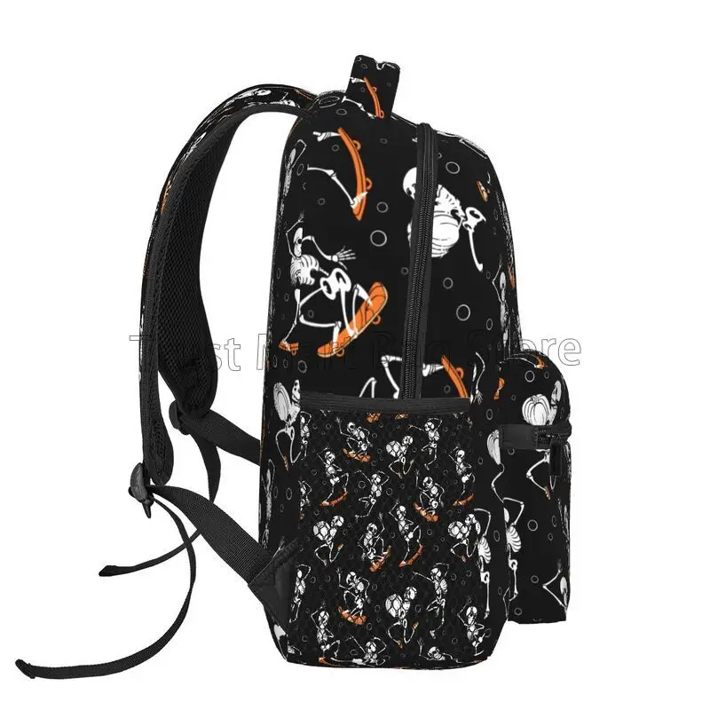 Skeletons Skulls Skateboard Backpacks for Boys Girls Lightweight School Backpack Laptop College Bookbag Travel Casual Daypack