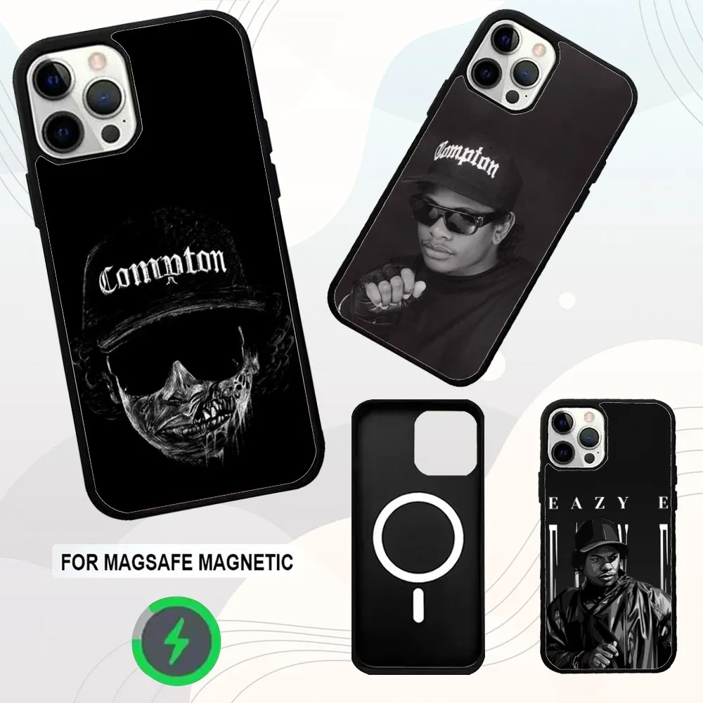 

Rapper E-Eazy E Phone Case For iPhone 16e,16,15,14,13,12,11,Plus,Pro,Max,Mini Magsafe Magnetic Wireless Charging