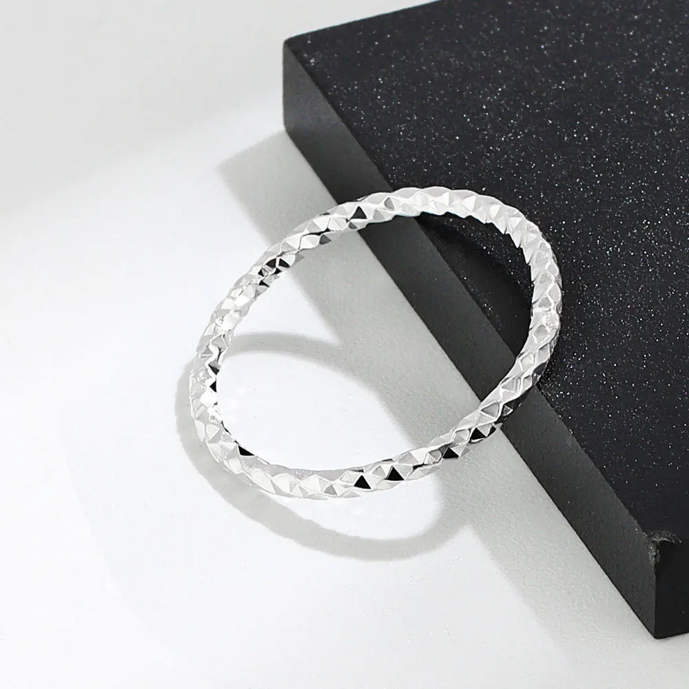F.I.N.S Real 925 Sterling Silver Fashion Woman Ring Index Finger Ring Tail Rings For Women Stackable Wedding & Engagement Ring