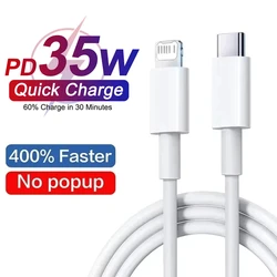 35W PD Fast Charging USB C Cable For iPhone 11 12 13 Pro Max 6 6S 7 8 14 Plus X XR SE 2020 Original Rapid Charger Data Line 2m