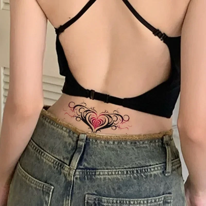 10Pcs Waterproof Tattoo Sticker Set Lasting Fake Tattoo Girl 3d Fake Sex Womb Tattoo for Woman Temporary  Abdomen섹스타투스티커 Product