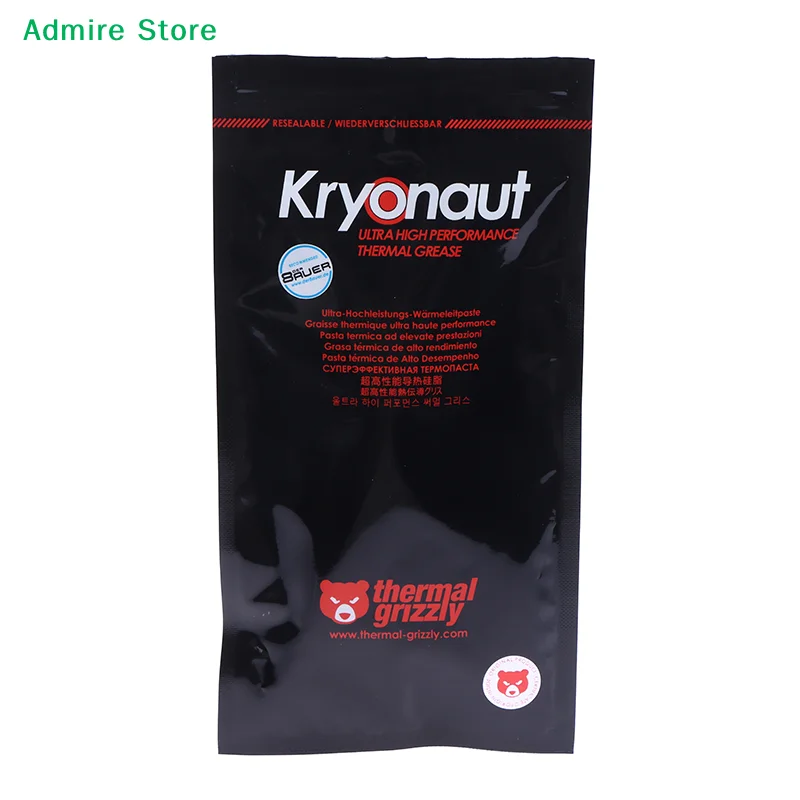 [G]5.5g Thermal Grizzly Kryonaut Extreme KE Thermal Paste For CPU/GPU Cooler Large Capacity Compound Cooling Silicone Grease