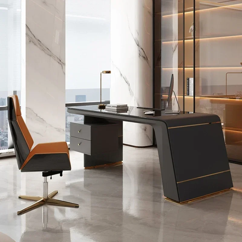 

Minimalist Classics Office Desk Simple Modern White Fashionable Luxurious Office Desk Japanese Tavolino Commercial Furniture