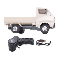 D12 Mini 1/16 2WD RC Car Simulation Drift Climbing Truck LED Light On-Road 130 Motor Fit WPL D12 For Kids Gifts Toys